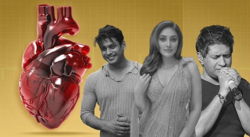 bollywood celebrities diead heart attack health warning 